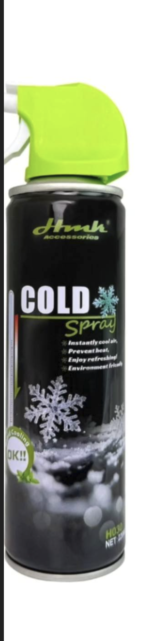 Spray aire frio 220ml, aplicacion directa asientos, partes del vehículo