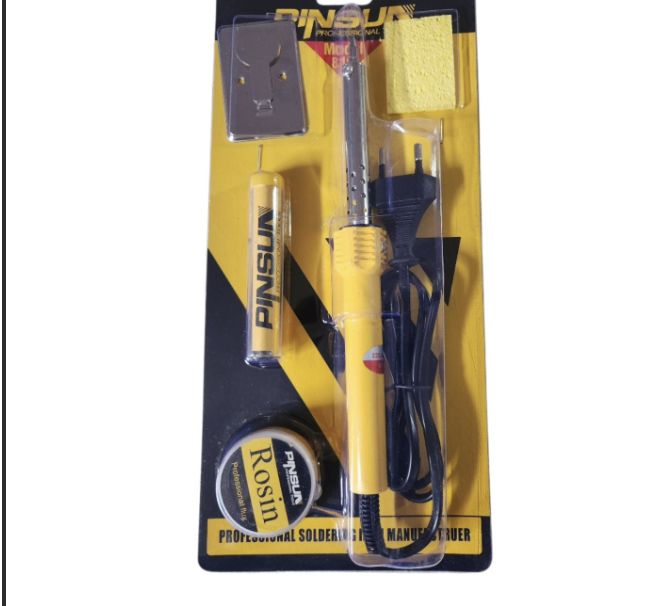 Kit de cautin,pasta,soldadura mas soporte