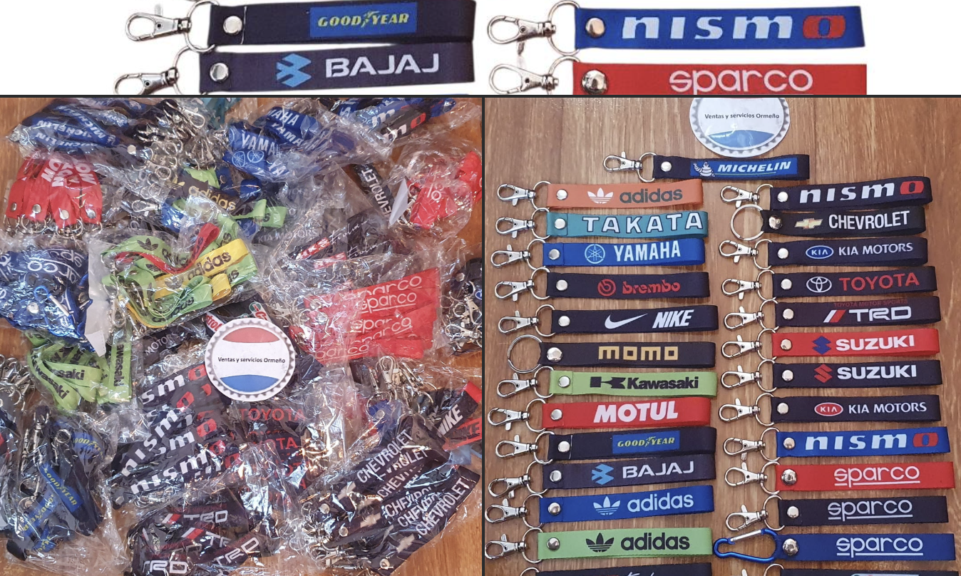 Llaveros lanyer cortos