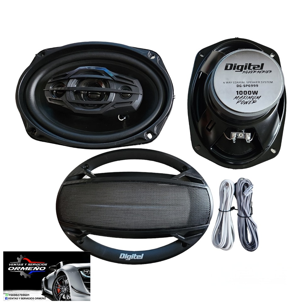 Par de parlantes ovalados 6x9 soporte hasta 2000w,buen sonido y calidad,solo 12volt